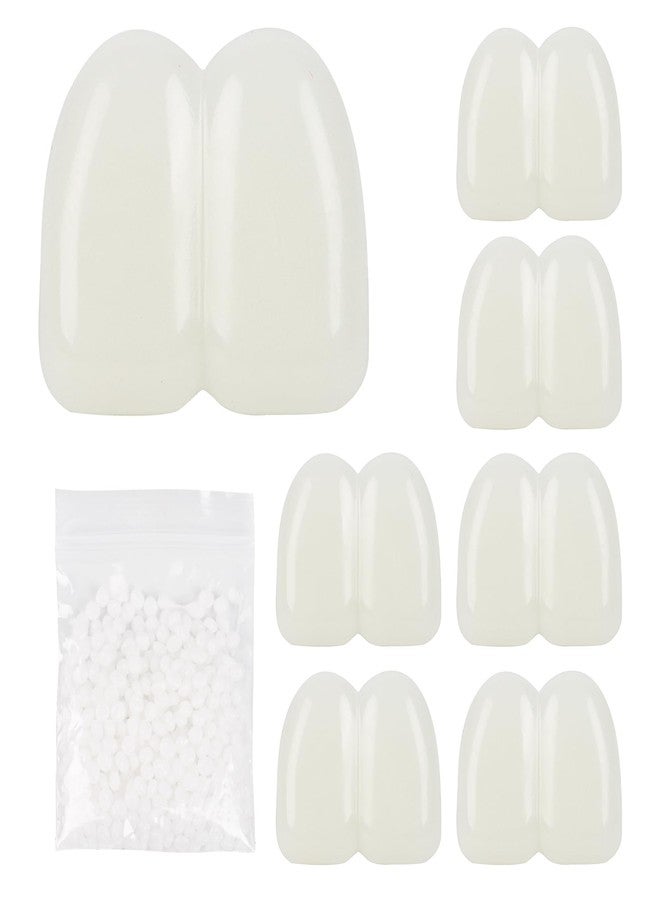 FOIMAS 6pcs Fake Buck Teeth,Halloween Costume Buck Teeth for Witch Clown Bunny Halloween Costume Accessories - Image 1